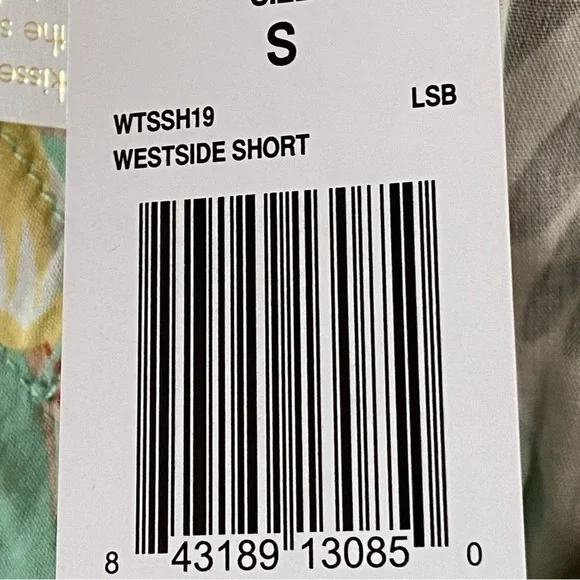 🎉Host Pick🎉L*Space Tropical Floral High Waist Westside Shorts Tassel NWT Sz S - Picture 14 of 16